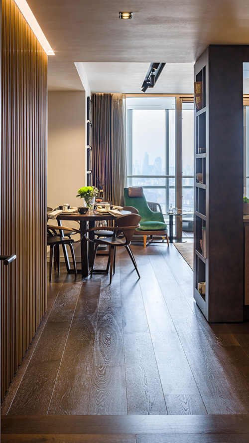 Burnt Fumed Dark Oak Flooring TW-E731